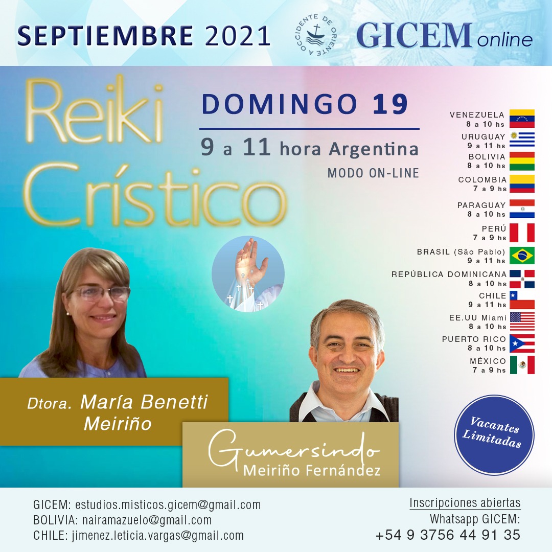 Taller Reiki Crístico